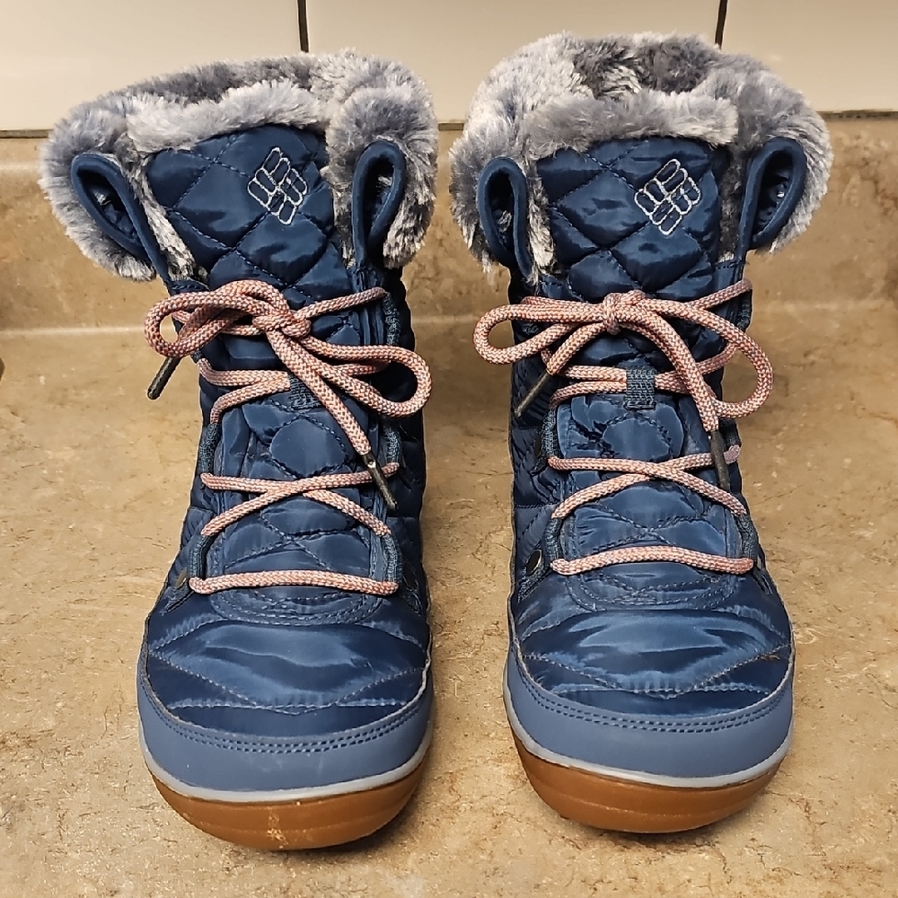 Women’s Heavenly Shorty Omni-Heat Winter Boot 10.5 Blue Snow Wore Once!